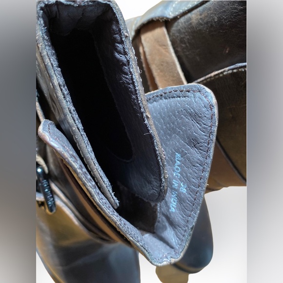 NEW Rudsak Leather Ankle Boots Brown Size 38 - Picture 10 of 11